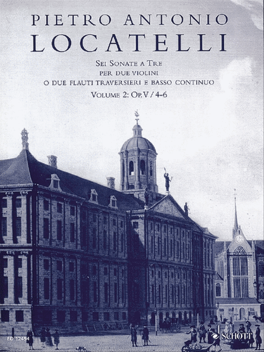 Locatelli Sonatas Vol. 2 Locatelli Sonatas Vol. 2 Flute scores gallery preview page 1