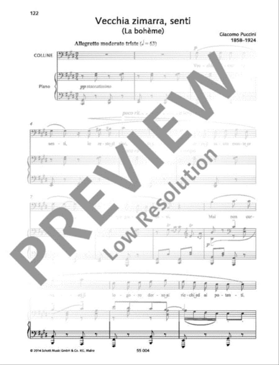 Vecchia zimarra,senti Bass Voice scores gallery preview page 2
