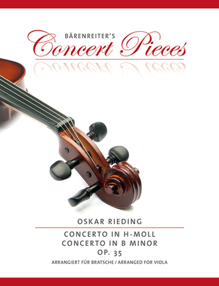 Book cover for Concerto B minor op. 35 (Arranged for viola, transposed to E minor)