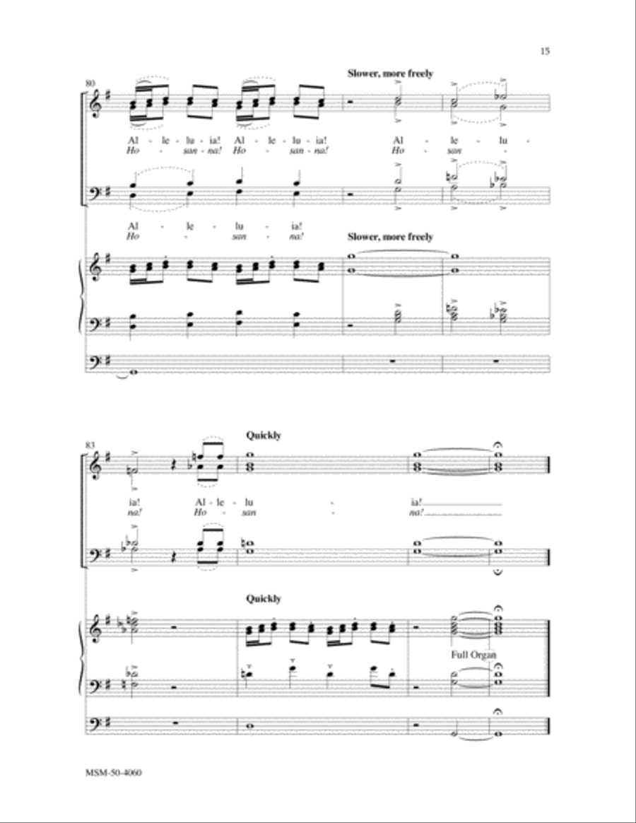 Resurrection Day 4-Part scores gallery preview page 8