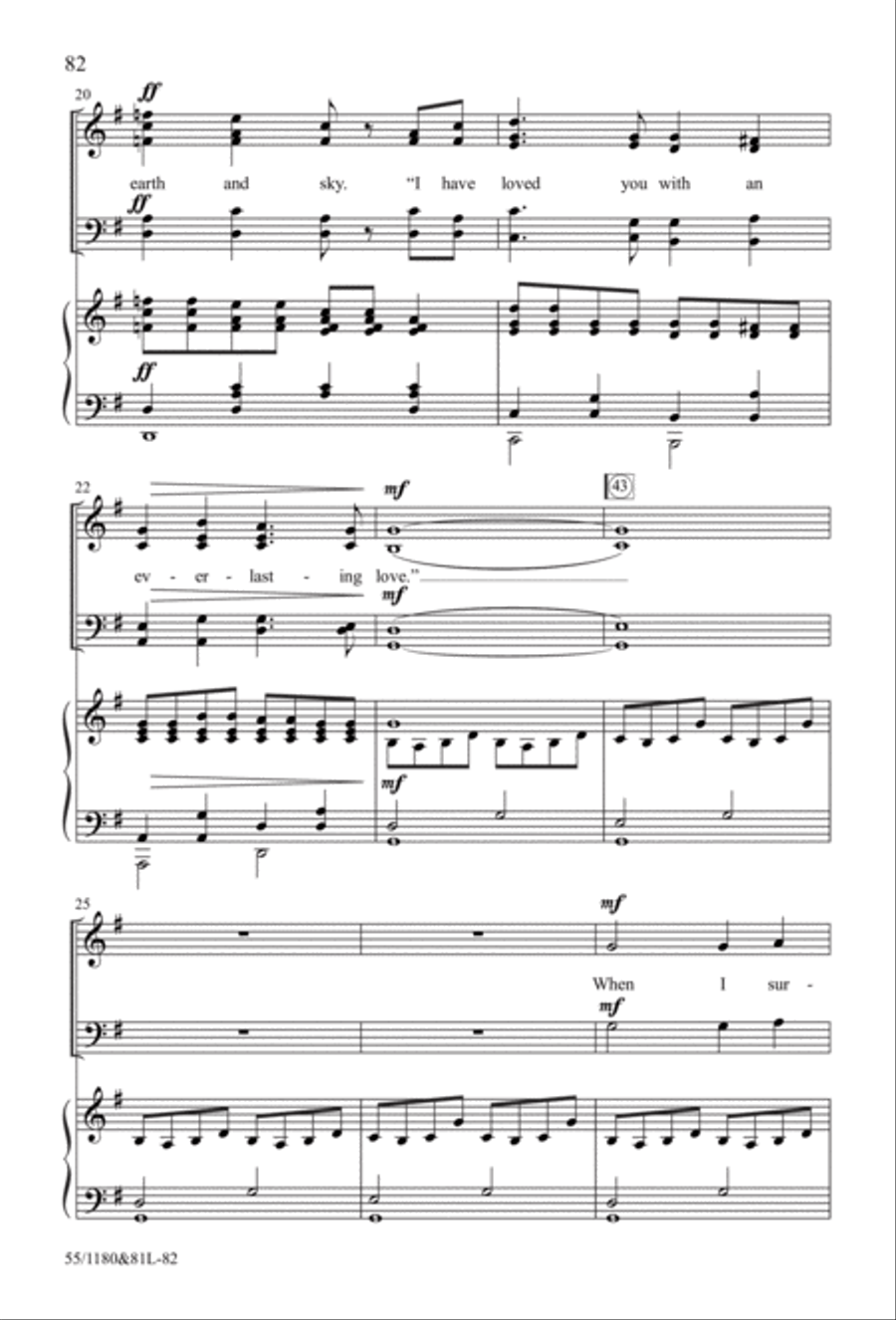 Amazing Love! - SATB with Performance CD image number null