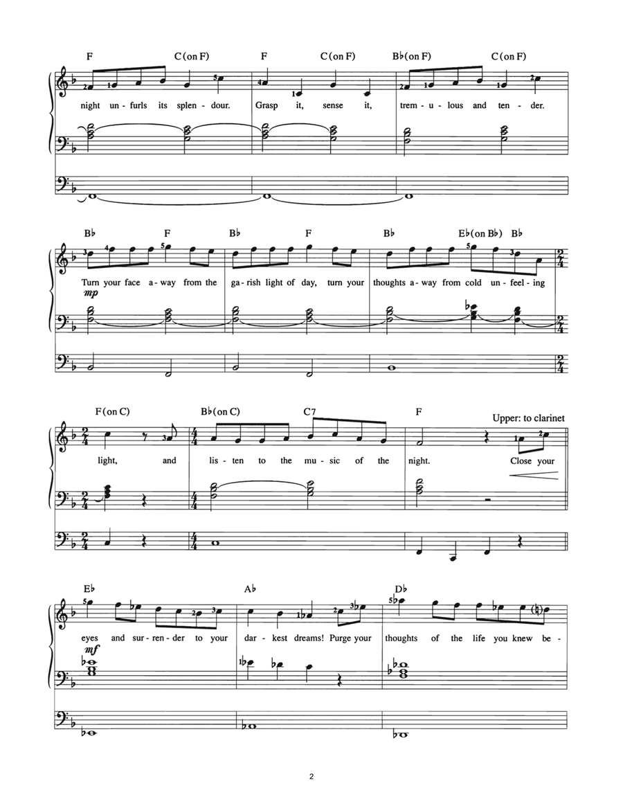 The Music Of The Night Organ Solo scores gallery preview page 2