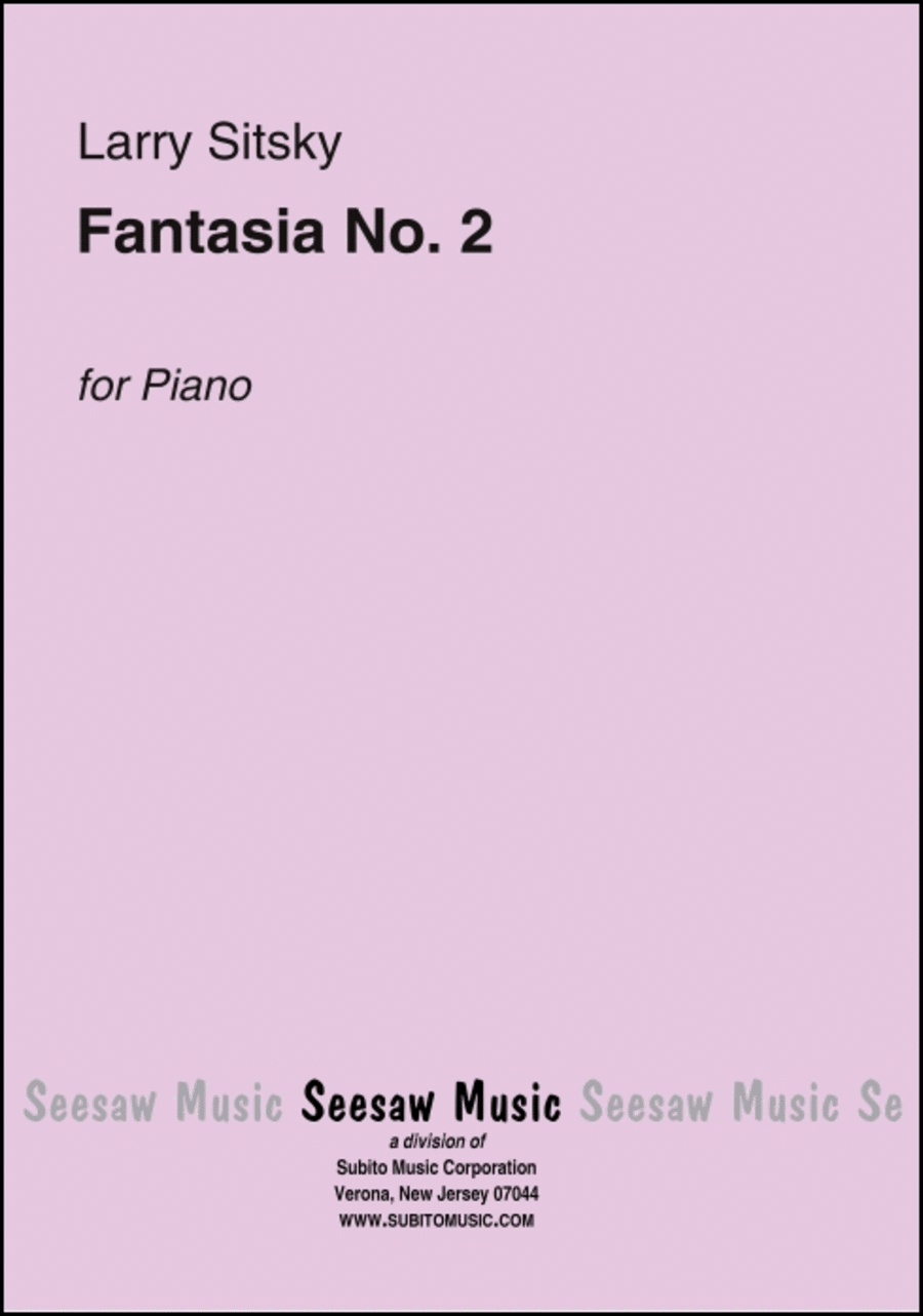 Fantasia No. 2 Harpsichord scores gallery preview page 1