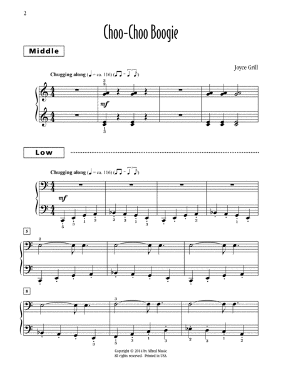 Choo-Choo Boogie Choo-Choo Boogie Small Ensemble scores gallery preview page 2
