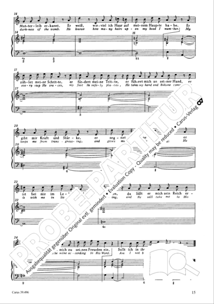Triumph, O heavens (Jauchzet, ihr Himmel) SA scores gallery preview page 16