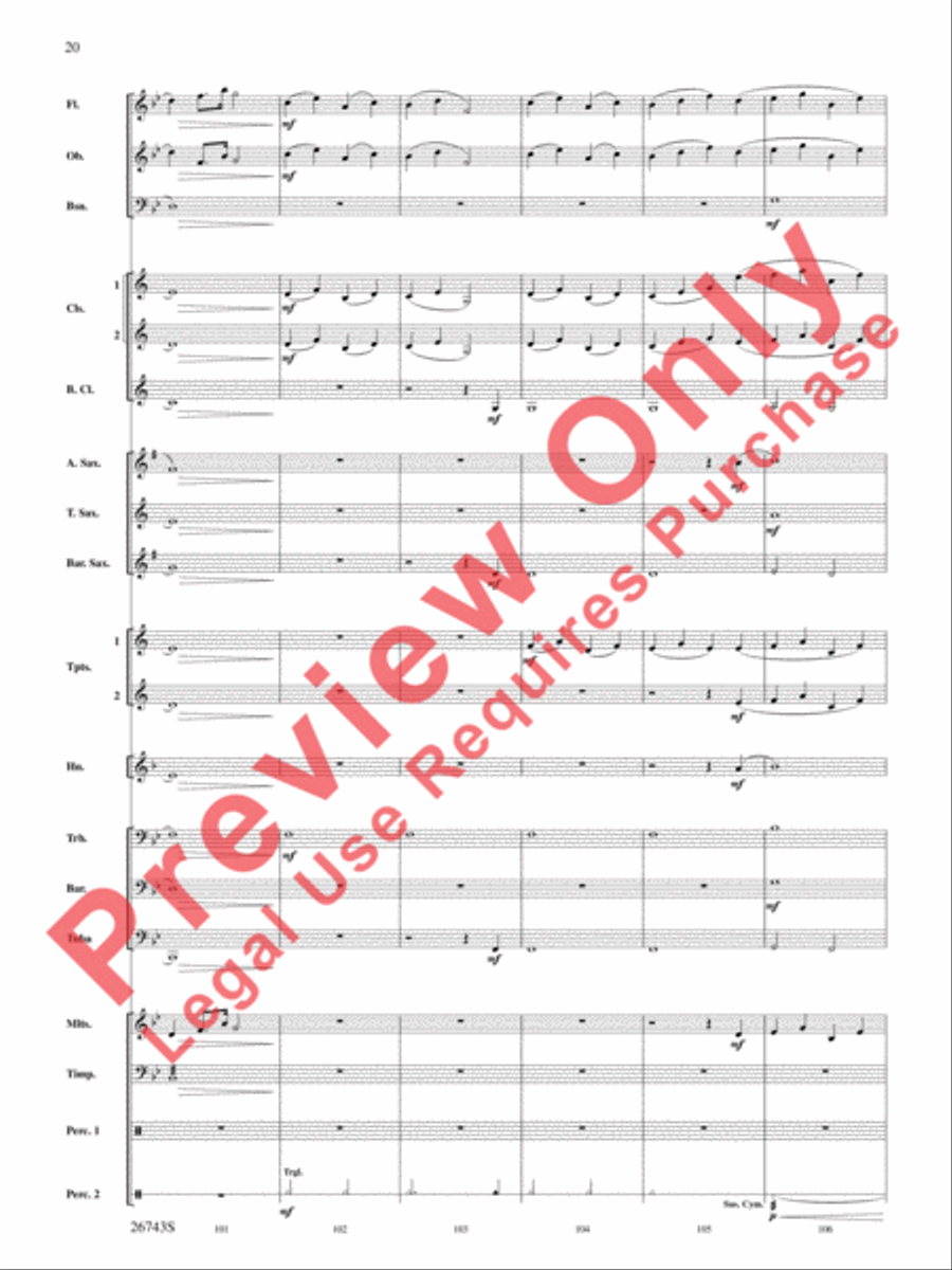 A Day at Disneyland A Day at Disneyland Concert Band scores gallery preview page 21