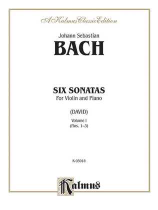Book cover for Six Sonatas, Volume 1