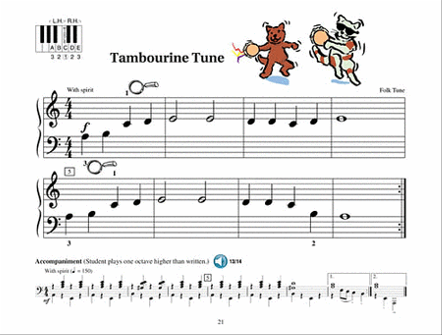 All-In-One Piano Lessons Book B Piano Method scores gallery preview page 4