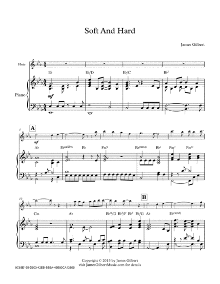 Soft And Hard Flute Solo scores gallery preview page 1