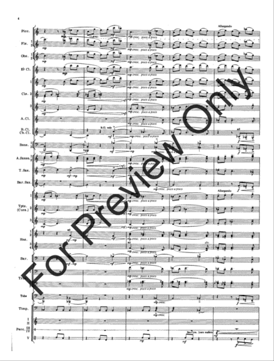 Cantique and Festival (Score) Concert Band scores gallery preview page 7