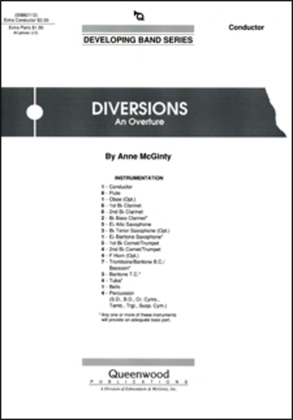Book cover for Diversions - Score