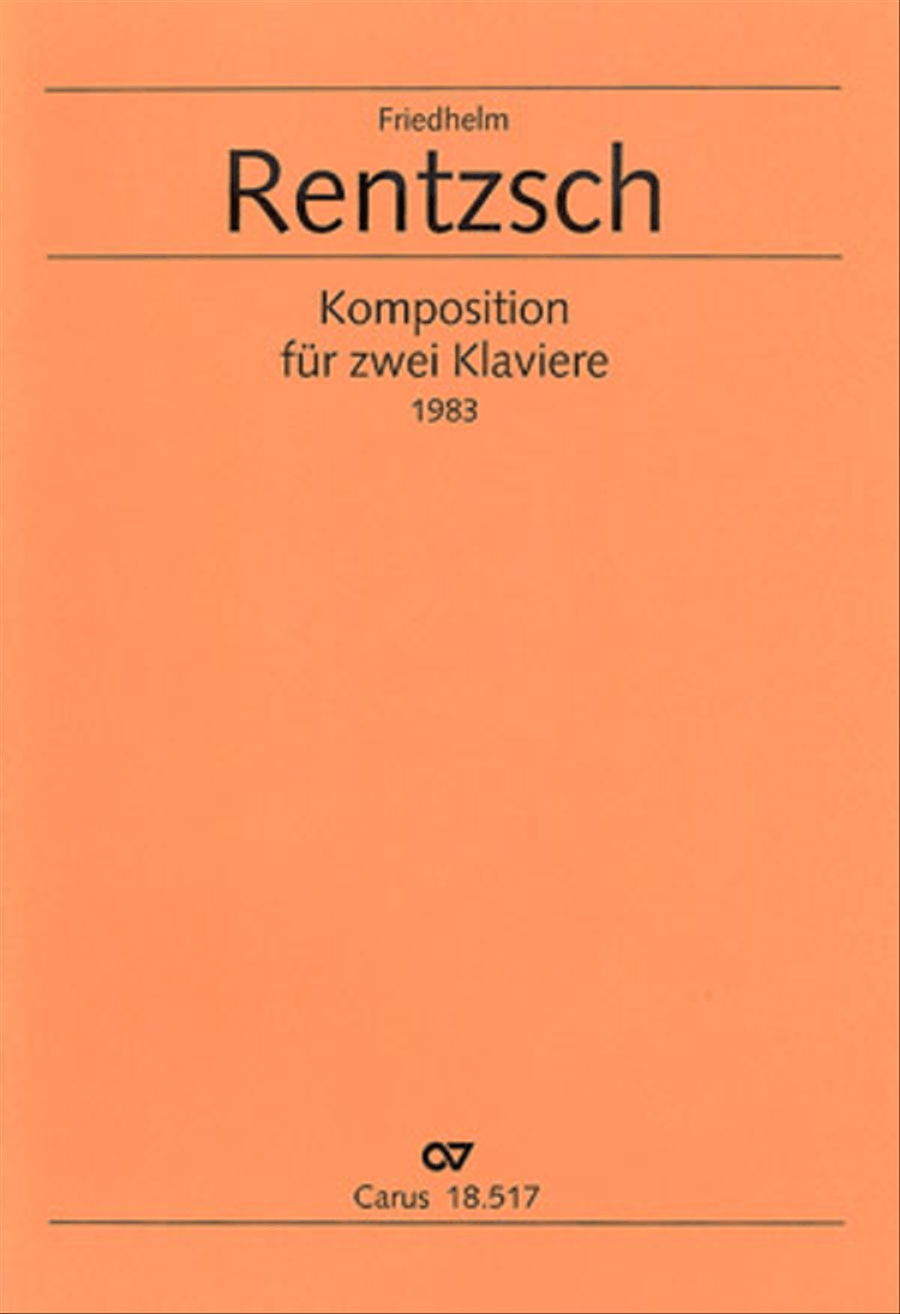 Komposition fur zwei Klaviere (Composition for two Pianos) (Composition pour deux pianos)