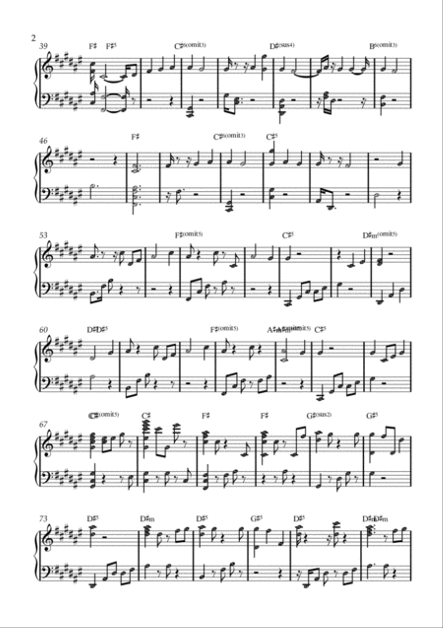 Rescue Rescue Piano Solo scores gallery preview page 2