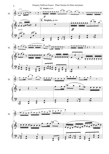 Gregory Sullivan Isaacs: Sonata for flute and piano