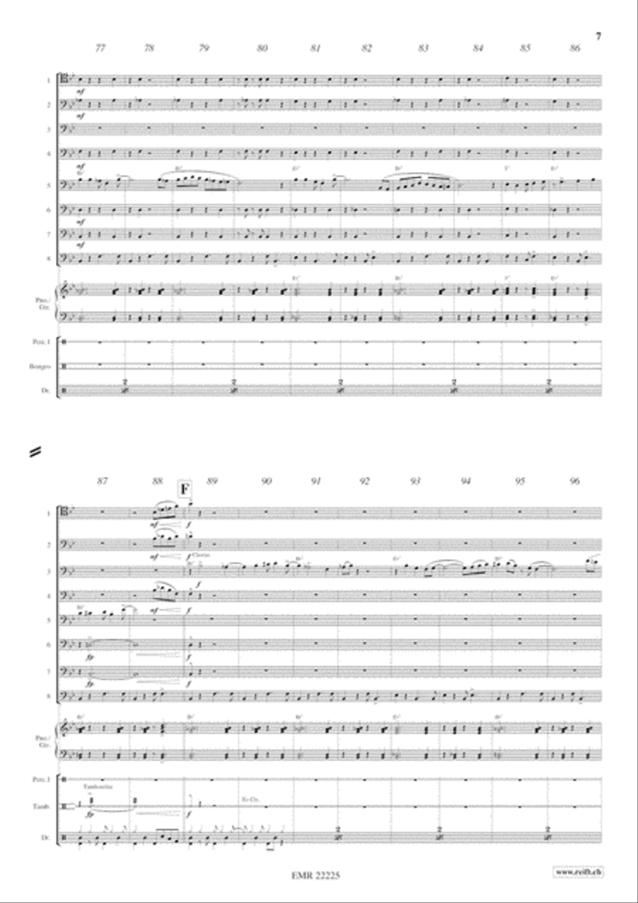 Bahia Blues Bassoon scores gallery preview page 7