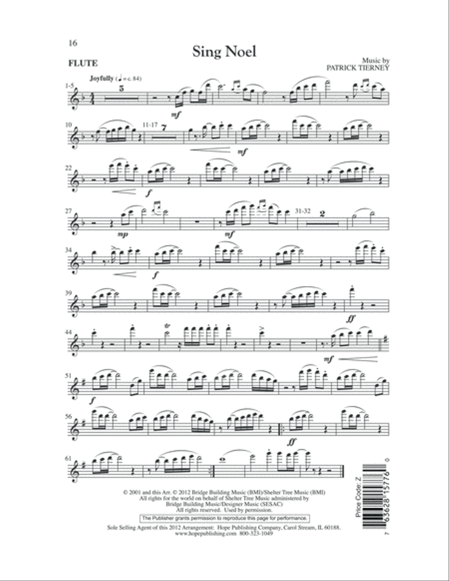 Sing Noel Sing Noel 4-Part scores gallery preview page 16