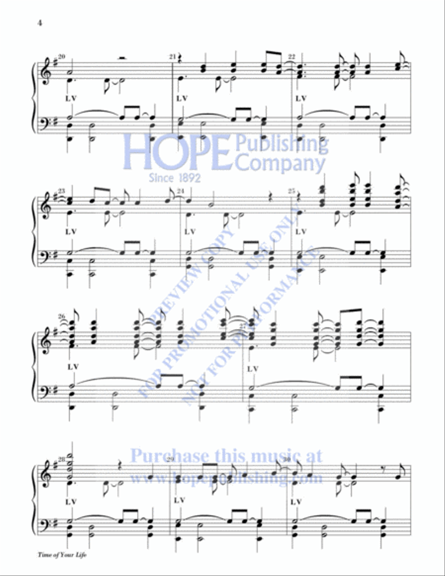 Time of Your Life (Good Riddance) 5-Octaves scores gallery preview page 5