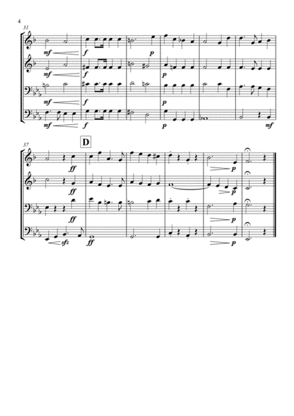 Abshied Vom Walde - Brass Quartet image number null