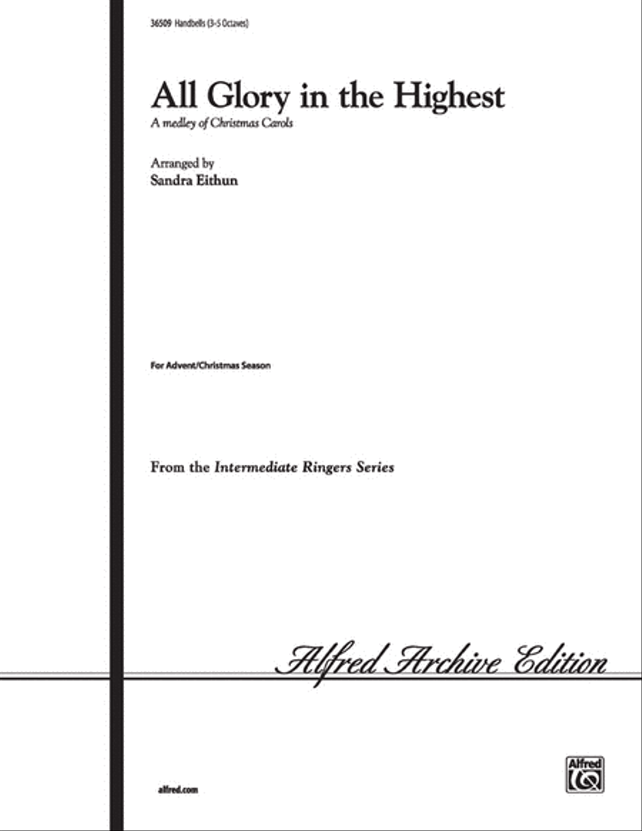 All Glory in the Highest Handbell Choir scores gallery preview page 1
