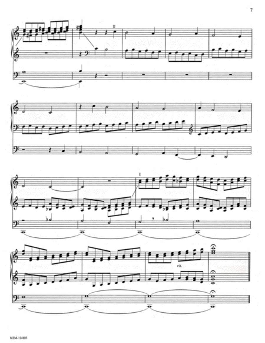 Improvisations on Reformation Hymns Organ scores gallery preview page 4