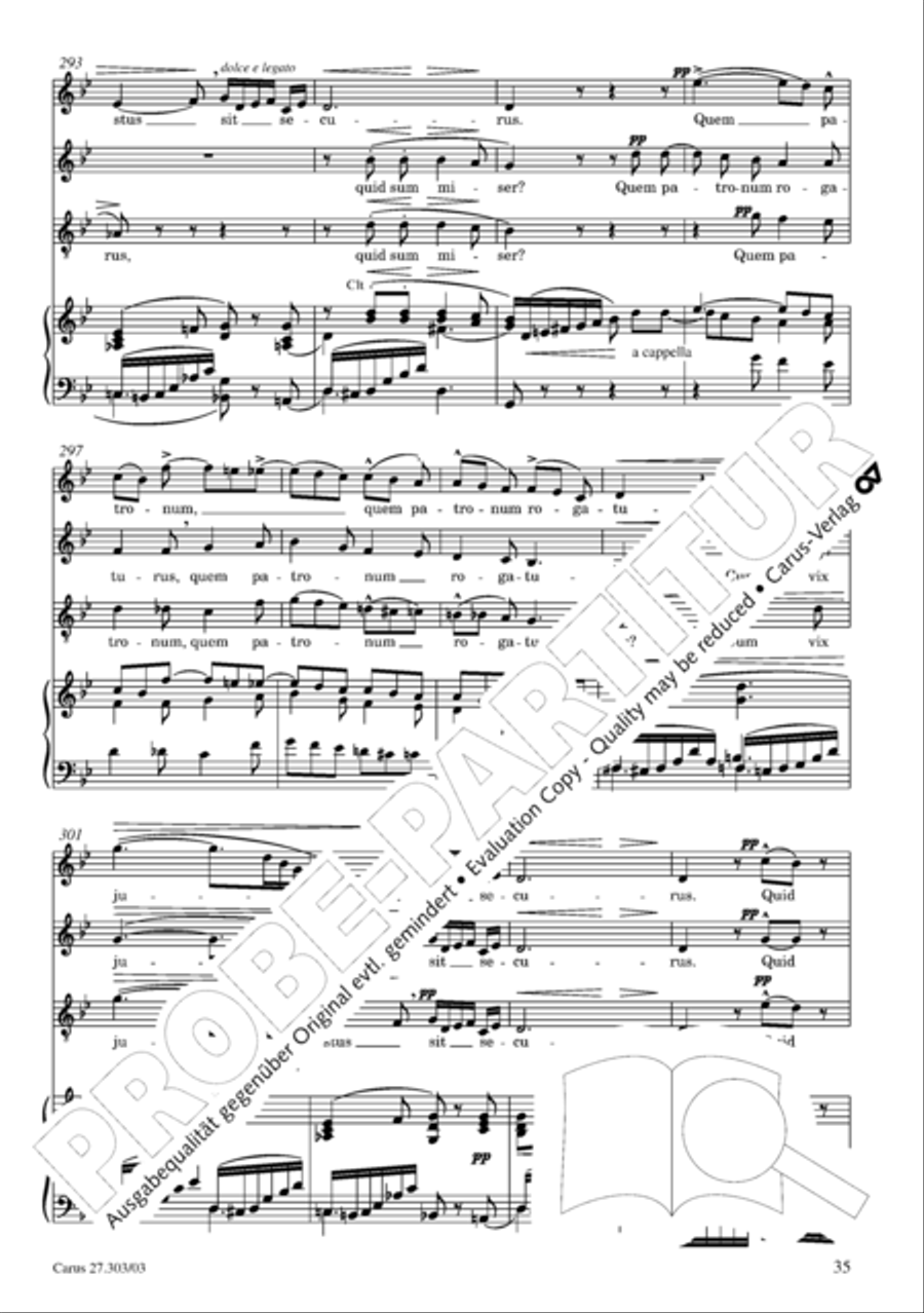 Messa da Requiem 4-Part scores gallery preview page 36