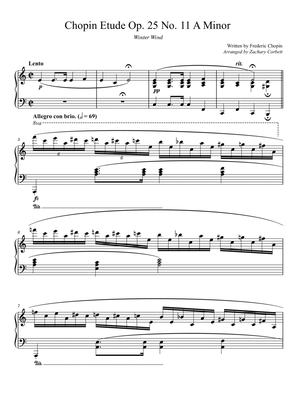 Etude Op. 25 No. 11 in A Minor