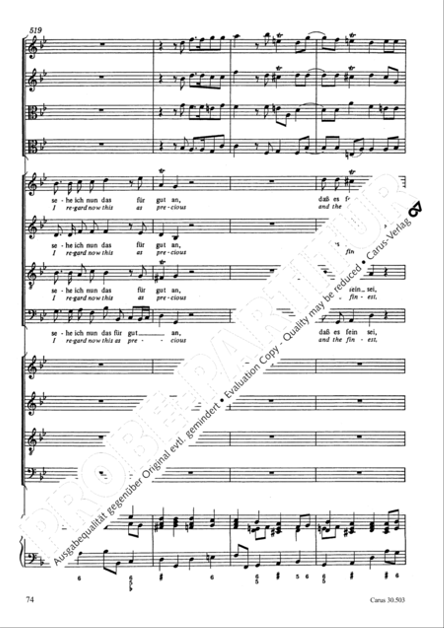 My beloved, you are fair (Meine Freundin, du bist schon) 4-Part scores gallery preview page 77