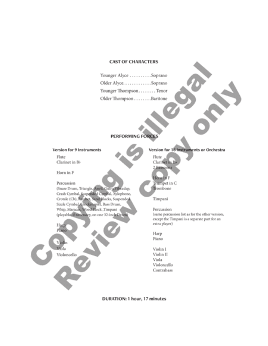 Glory Denied (Piano/Vocal Score) Glory Denied (Piano/Vocal Score) Bassoon scores gallery preview page 5