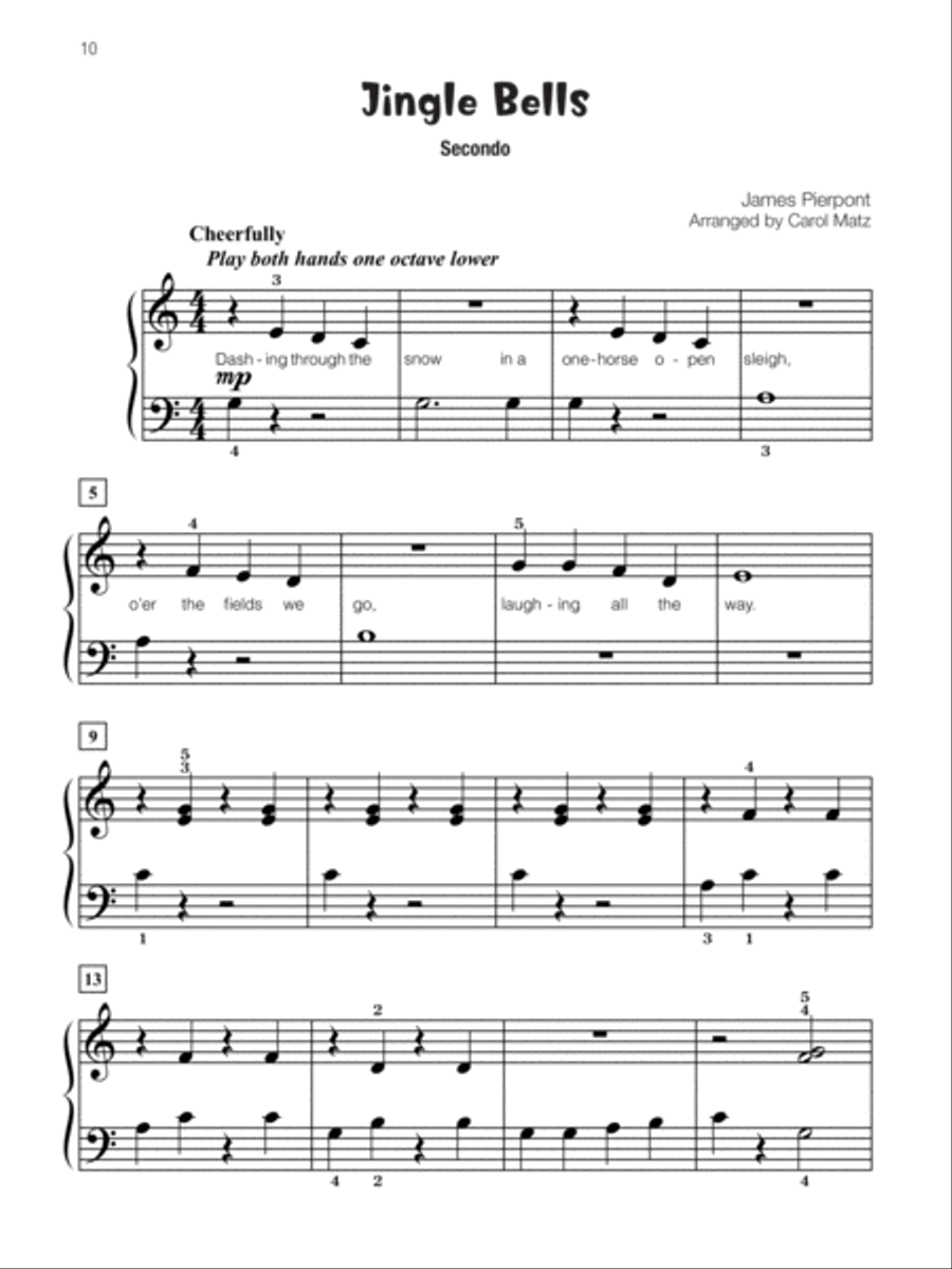 Famous & Fun Christmas Duets, Book 1 Small Ensemble scores gallery preview page 2