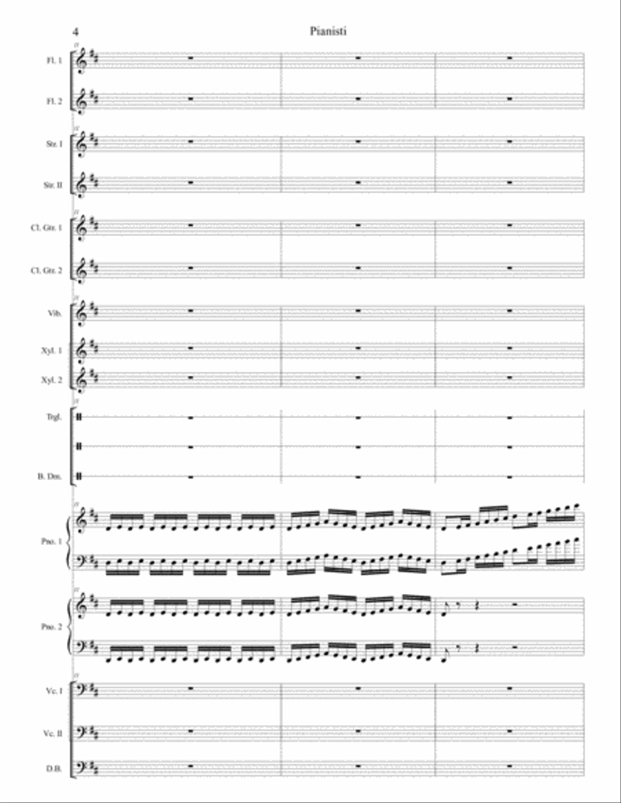 Pianists Large Ensemble scores gallery preview page 4