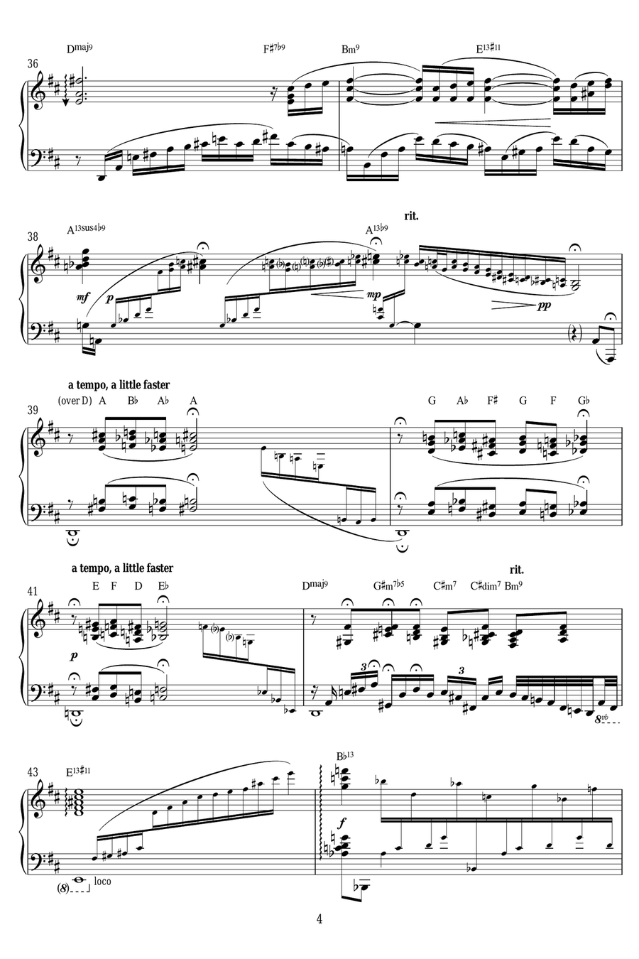 Reflections In D Reflections In D Piano Solo scores gallery preview page 4