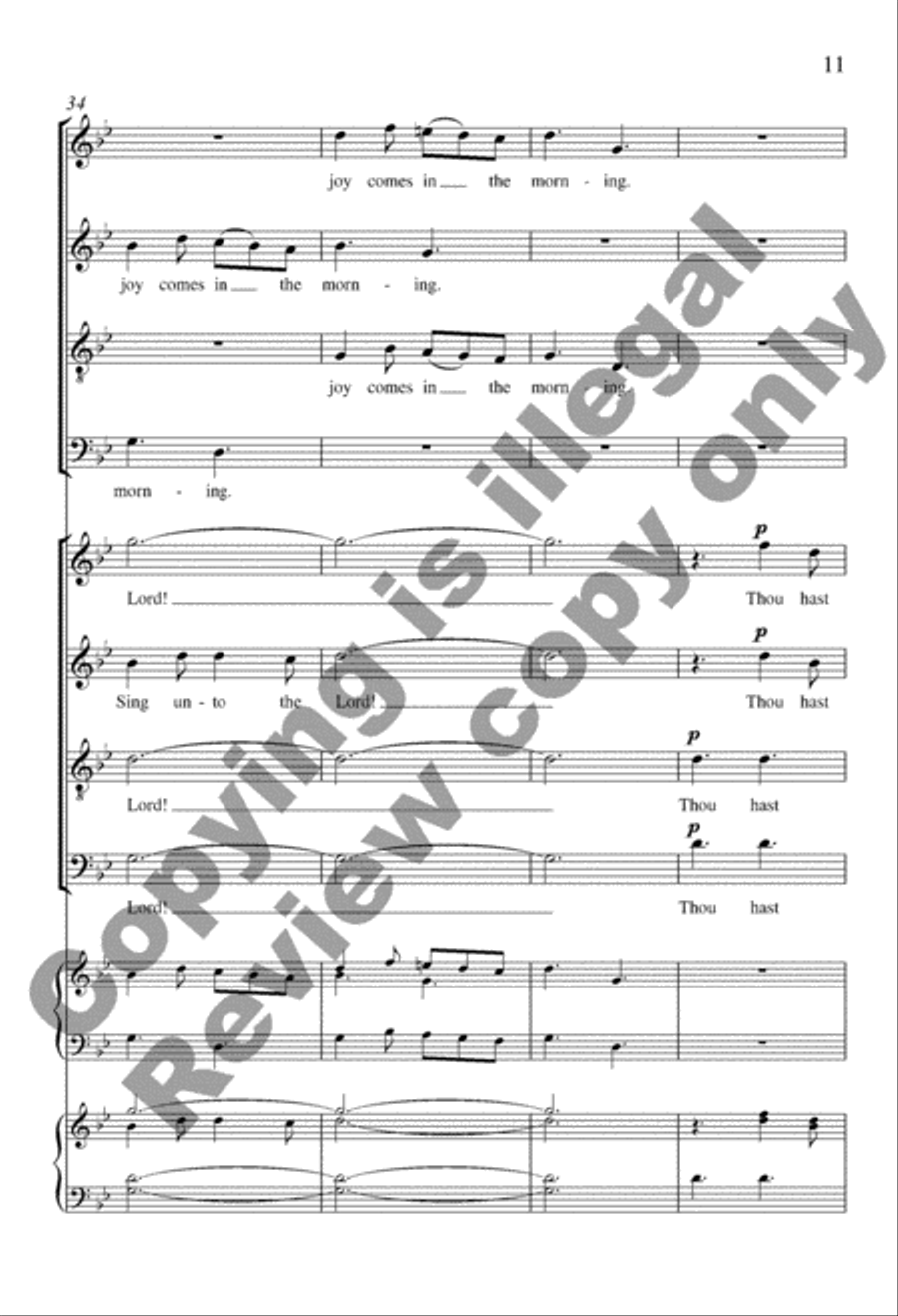 Mourning into Dancing from Suite Remembrance 4-Part scores gallery preview page 10