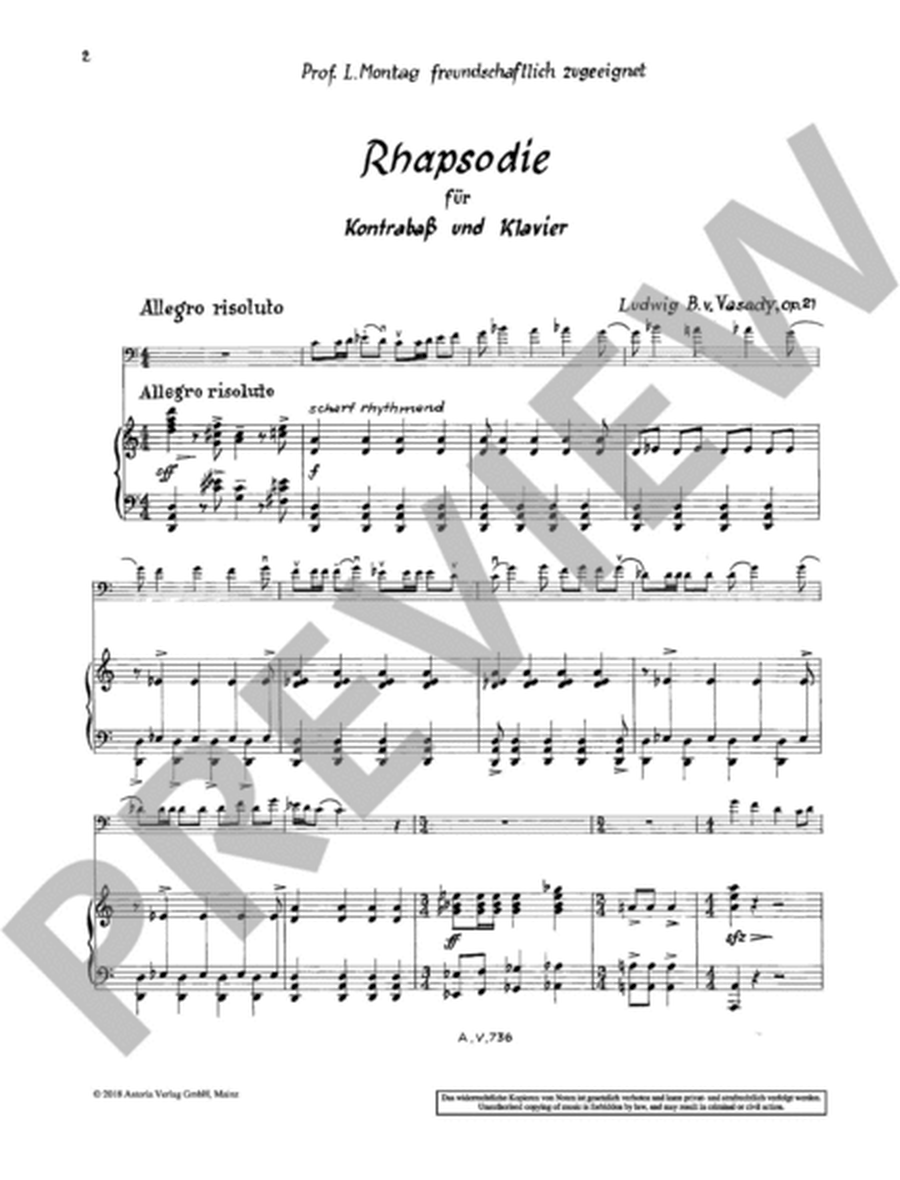 Rhapsodie op. 21
