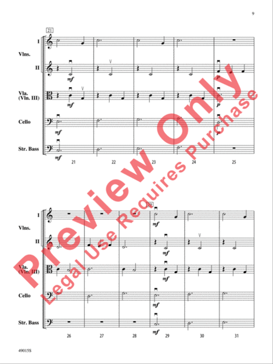 Petite Suite Française Petite Suite Française String Orchestra scores gallery preview page 10
