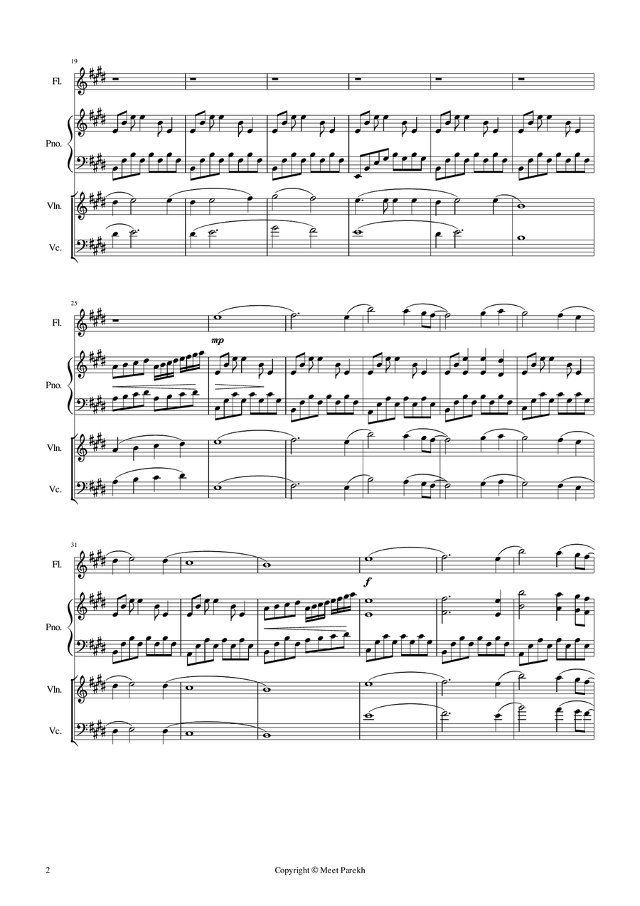 My Heart Will Go On (Love Theme from Titanic) Chamber Orchestra scores gallery preview page 3