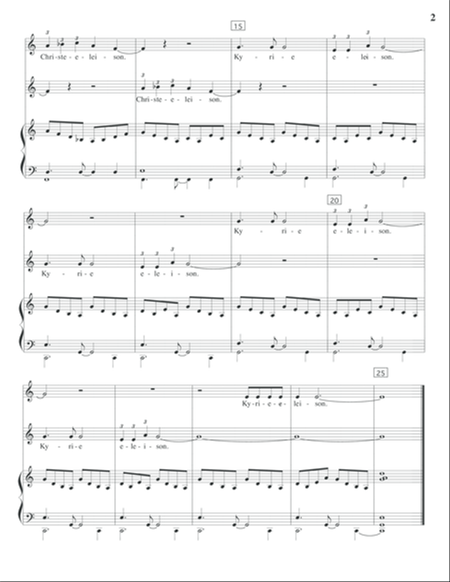 McClinton Mass for Worship Service Choir scores gallery preview page 5