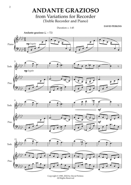 Andante Grazioso (recorder & piano) image number null