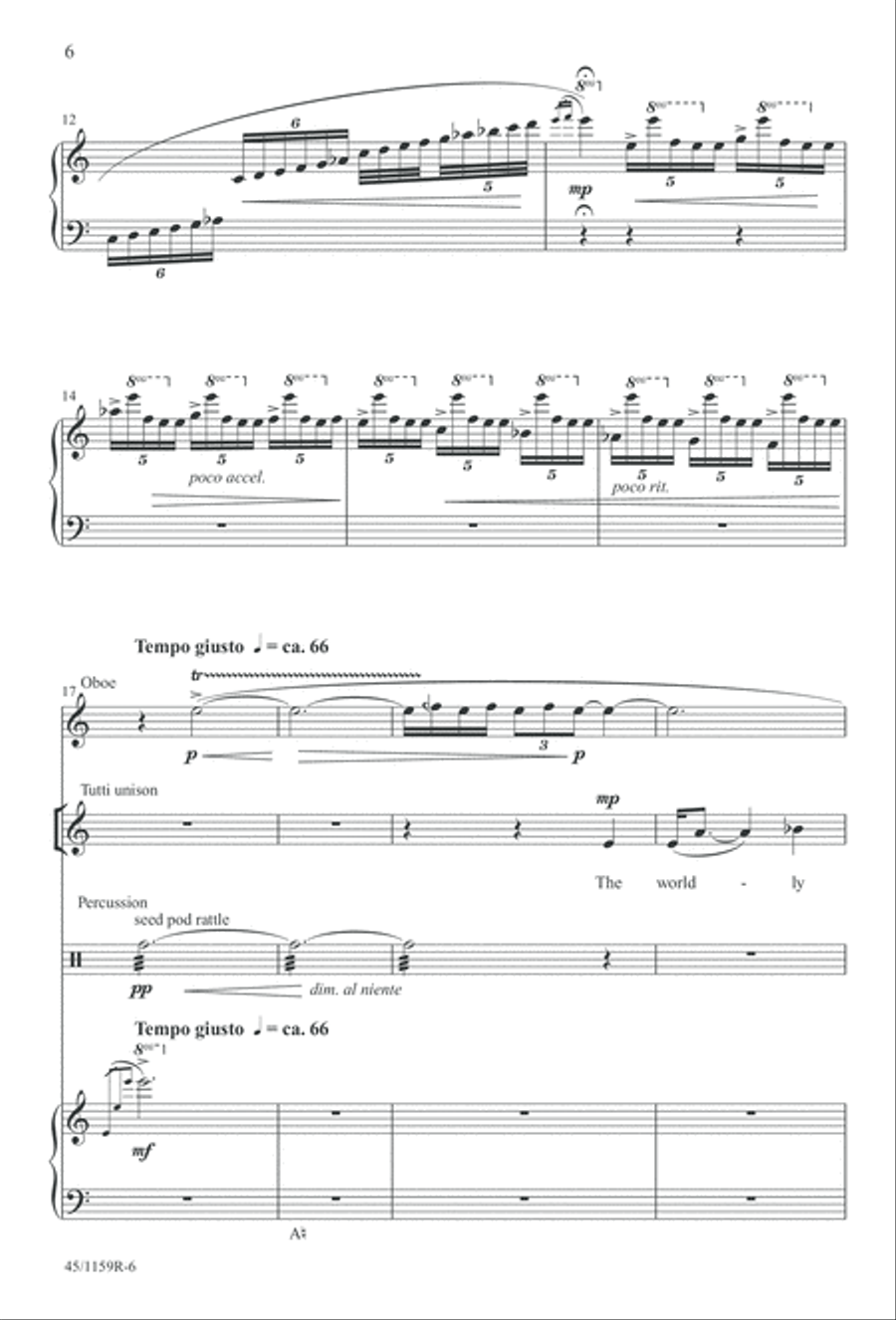 The Day of Hope - Choral/Full Score SSAA scores gallery preview page 6