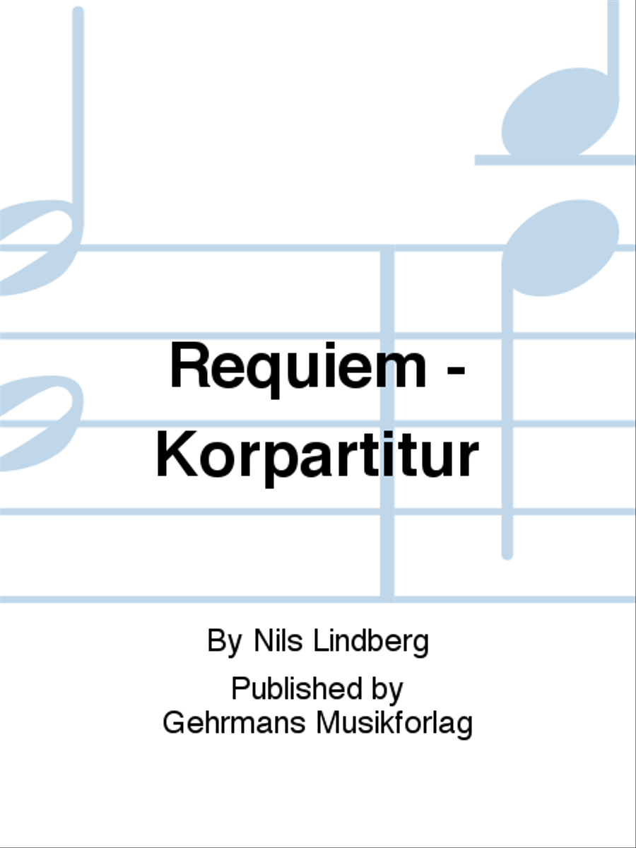Requiem - Korpartitur Requiem - Korpartitur Choir scores gallery preview page 1