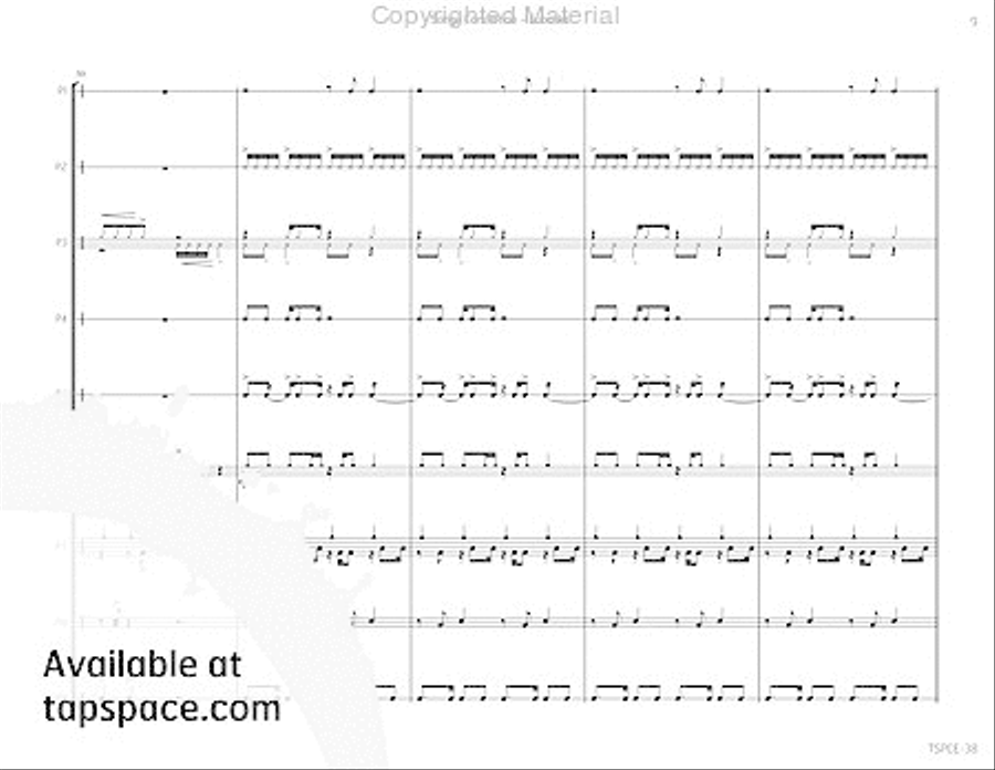 Songo Concertino Songo Concertino Percussion Ensemble scores gallery preview page 14