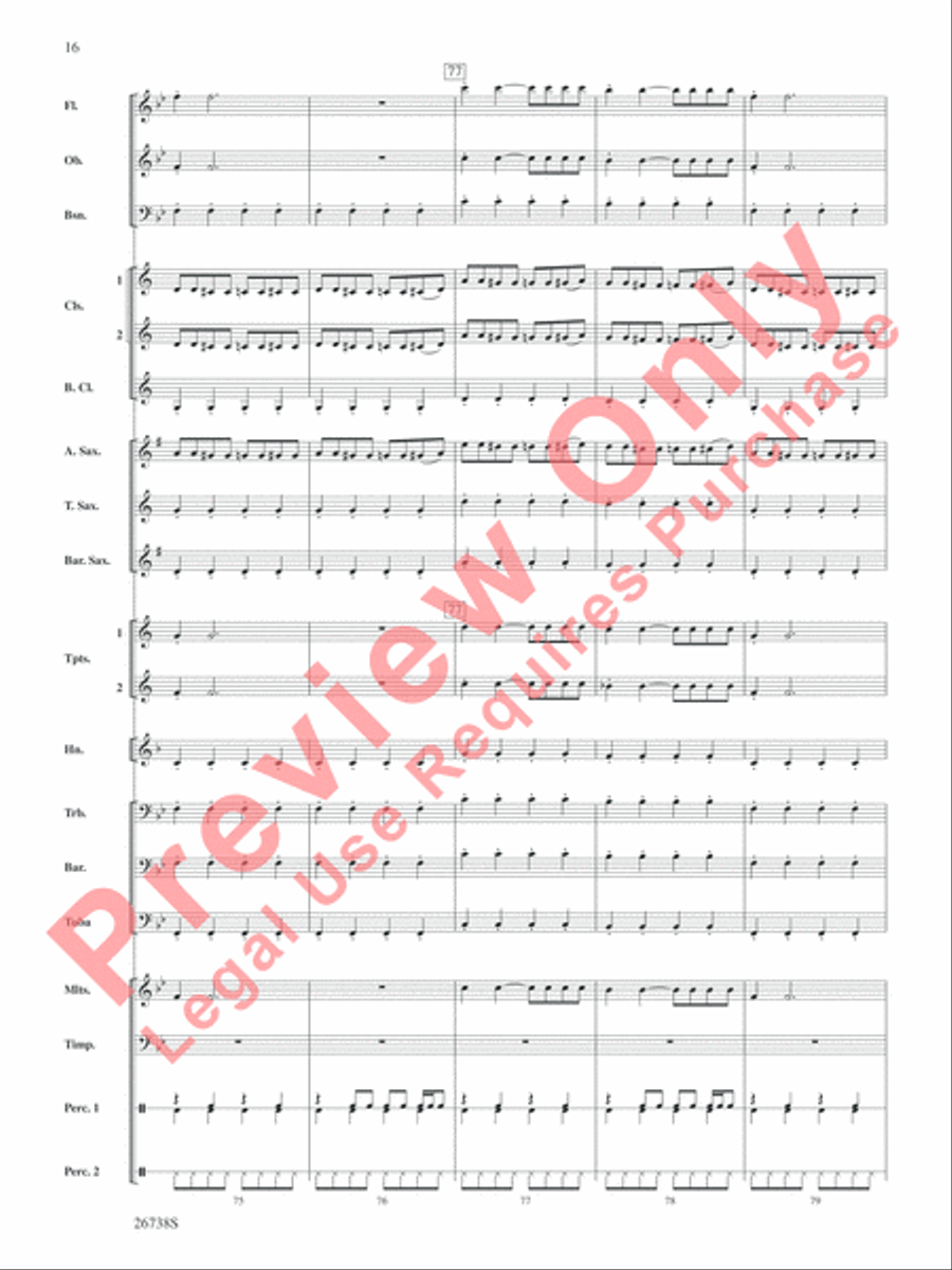 Superheroes R Us Concert Band scores gallery preview page 17