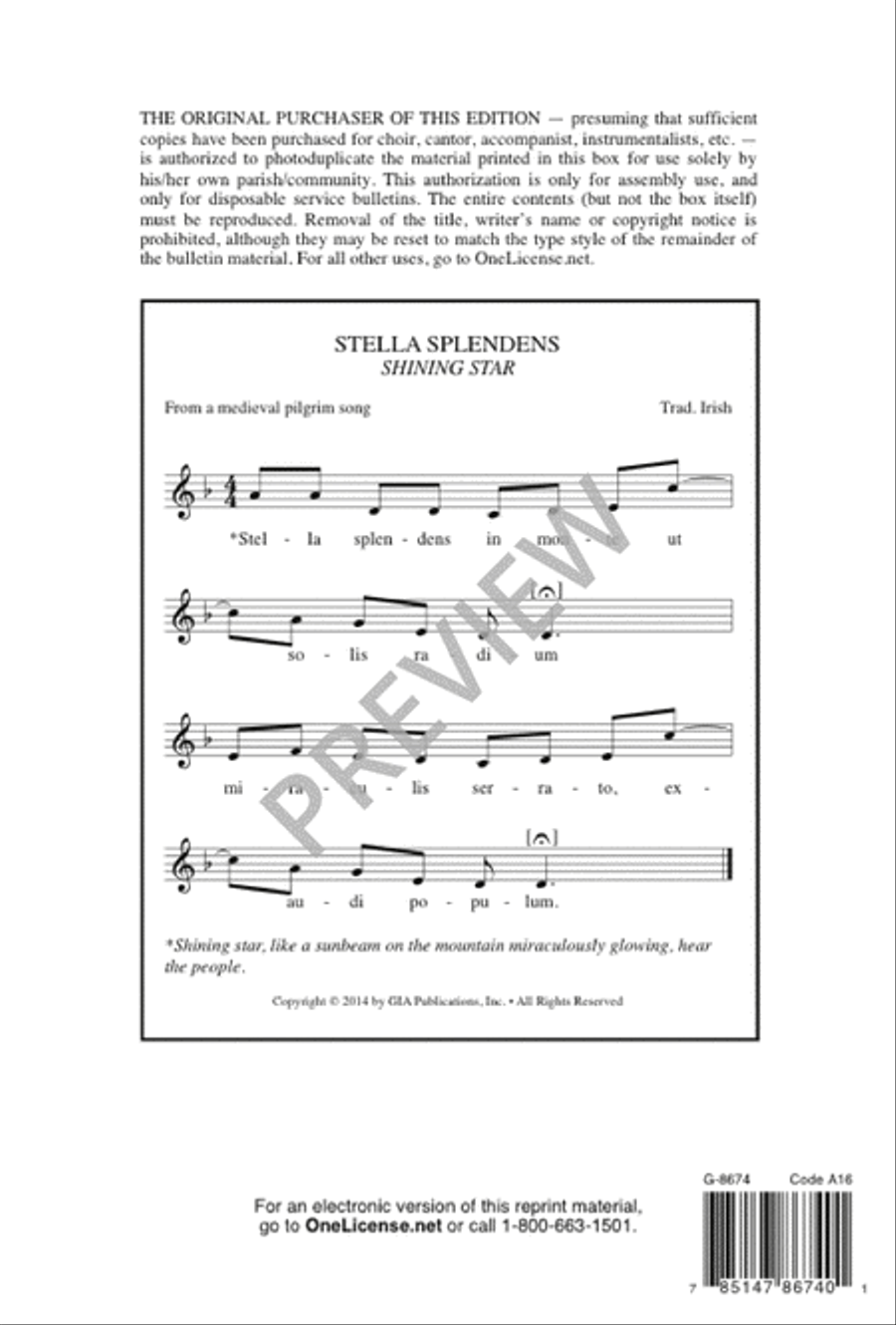 Stella Splendens 4-Part scores gallery preview page 16