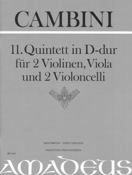 Quintet no. 11 in D