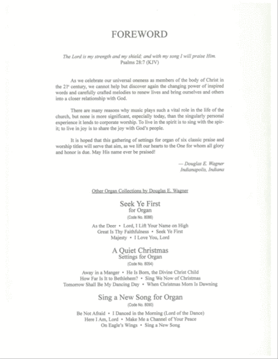 Songs of Praise Songs of Praise Organ scores gallery preview page 3