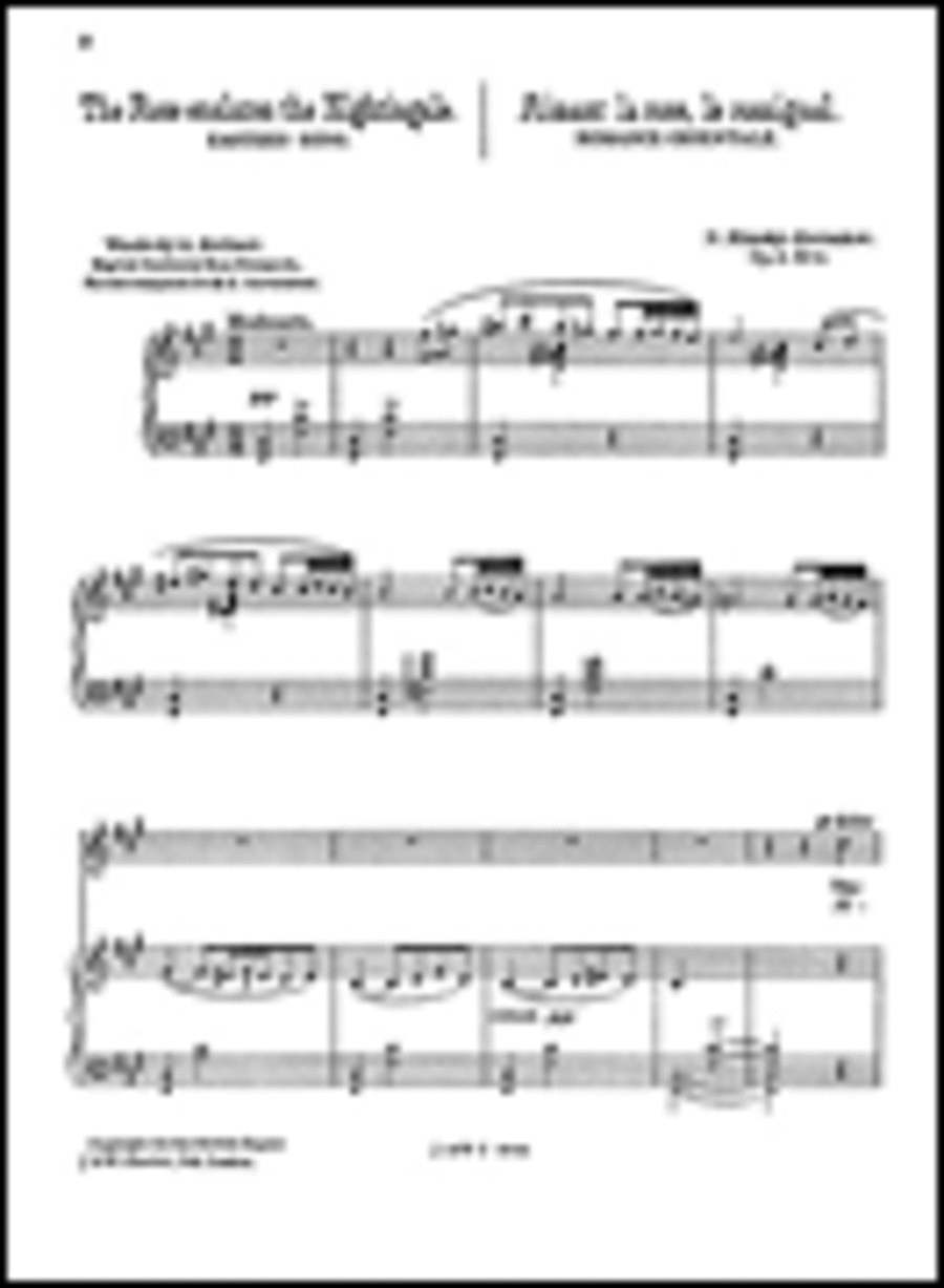 Nikolai Rimsky-Korsakov: The Rose Enslaves The Nightingale (Voice/Piano)