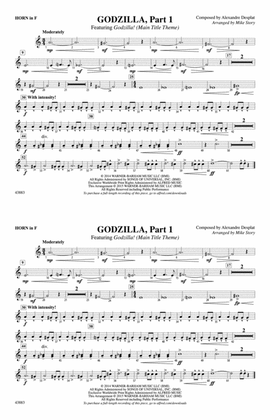 Godzilla, Part 1: 1st F Horn