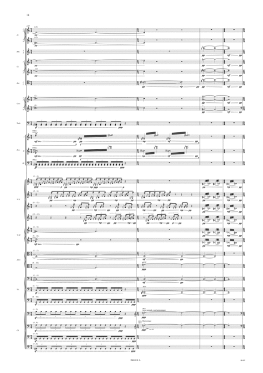 Le Cypres Blanc Orchestra scores gallery preview page 11