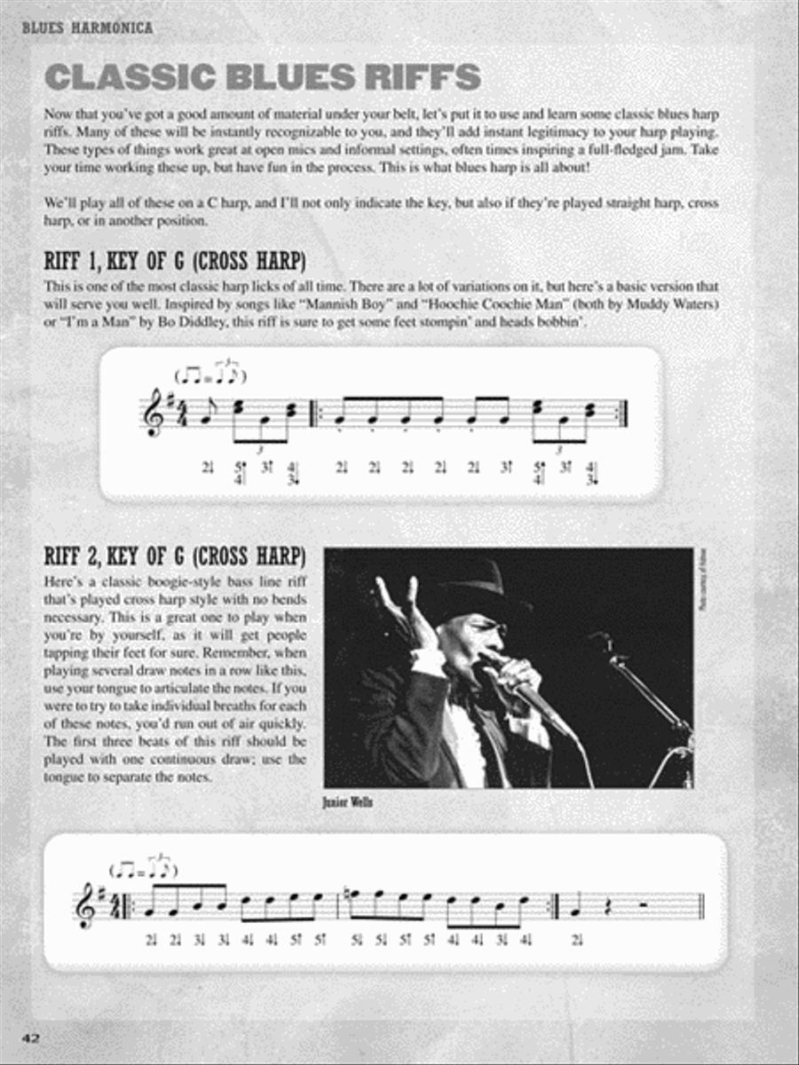 Blues Harmonica Electric Guitar scores gallery preview page 6