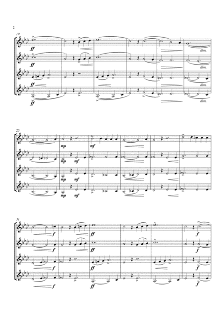 O Salutaris Hostia I Horn scores gallery preview page 2