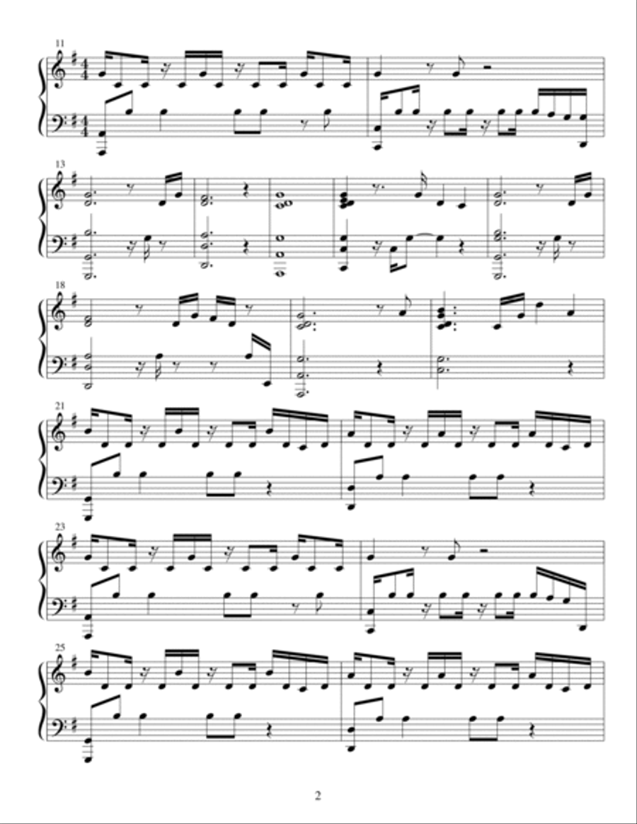 Make Room Make Room Piano, Vocal, Guitar scores gallery preview page 2